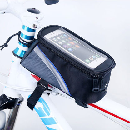 Biciklis táska, vízálló mobiltelefon tartó 5,5"
