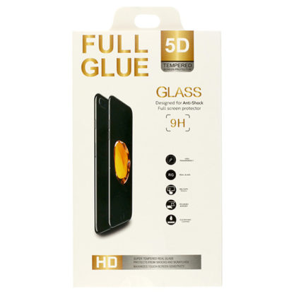 Edzett uveg Full Glue 5D Huawei P30 Lite fekete