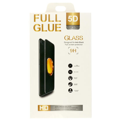 Edzett üvegfólia Full Glue 5D Samsung G950 Galaxy S8 fekete vékonyított szélek, tok barát2