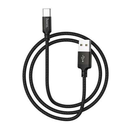 Hoco USB kabel X14 Times Type C Kabel 2 meteres fekete