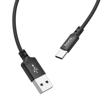 Hoco USB kabel X14 Times Type C Kabel 2 meteres fekete 1