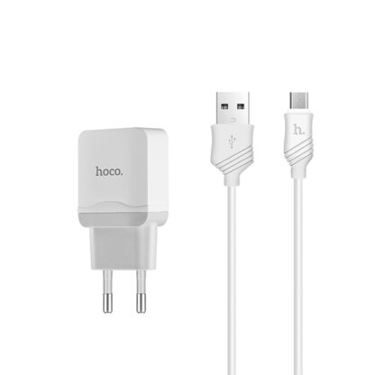 HOCO-halozati-tolto-C22A-1xUSB-24A-plusz-lightning-kabel