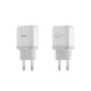 Prémium minőségű HOCO hálózati töltő  C22A 1xUSB 2,4A plusz lightning kábel fehér - Image 4