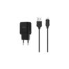 Prémium minőségű HOCO hálózati töltő C22A 1xUSB 2,4A plusz lightning kábel fekete - Image 4