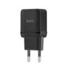 Prémium minőségű HOCO hálózati töltő C22A 1xUSB 2,4A plusz lightning kábel fekete - Image 3