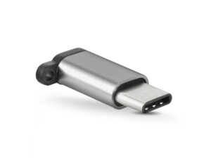 Micro USB - USB Type-C adapter - szürke