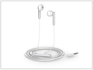 Huawei gyári sztereó headset - 3,5 mm jack - Huawei AM116 - fehér/ezüst (ECO csomagolás)