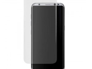 Samsung Galaxy S8 SM-G950, Kijelzővédő fólia, ütésálló fólia (az íves részre is!), Tempered Glass (edzett üveg), Clear