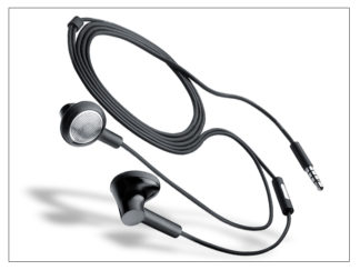 Nokia gyári sztereó fülhallgató - WH-901 black (ECO csomagolás)
