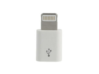 Lightning Micro USB adapter, átalakító Apple Iphone 5, 6, 7, 8, X