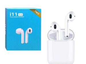 Bluethooth fülhallgató i11 Pods érintőgombbal fehér