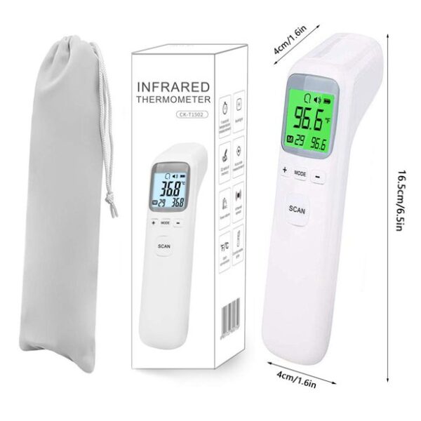 Érintés nélküli infravörös hőmérő LCD kijelzővel CK-T1502 - Image 10