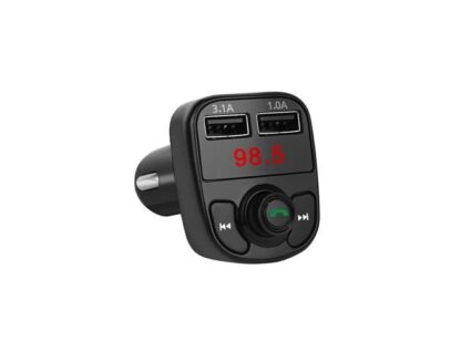 FM Transmitter 4in1 telefon-kihangosító és bluetooth kihangosító, gyorstöltő funkcióval