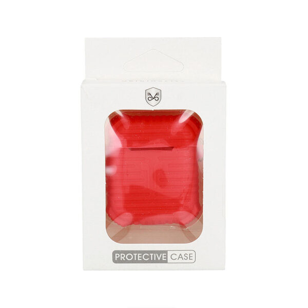 Szilikon airpods tok piros