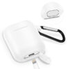 Szilikon tok AirPods fejhallgatóhoz fehér - Image 4