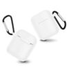 Szilikon tok AirPods fejhallgatóhoz fehér - Image 5