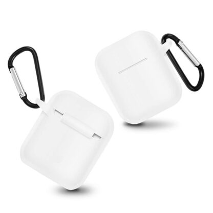 Szilikon tok AirPods fejhallgatóhoz fehér - Image 5