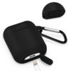 Szilikon tok AirPods fejhallgatóhoz fekete - Image 3