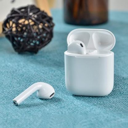 bluetooth Fulhallgato Earphone TWS i12 AirPods feher 2