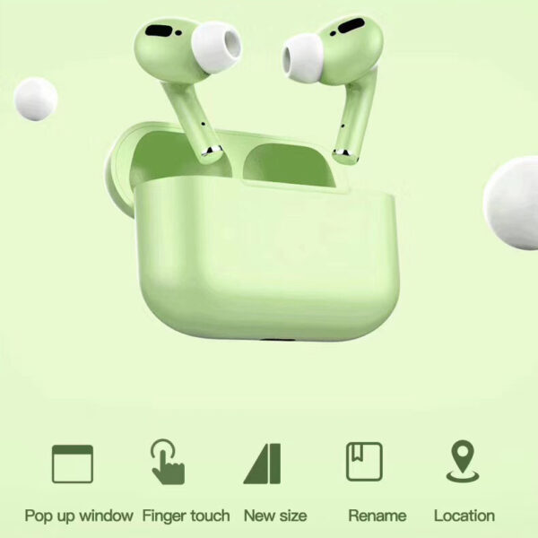 Bluetooth fülhallgató Air Pro TWS i20 zöld - Image 4