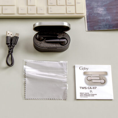 Bluetooth fülhallgató - TWS CA-117 fehér - Image 9