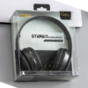 GJBY bluetooth headset (CA-026) sztereó fejhallgató mikrofonnal fekete