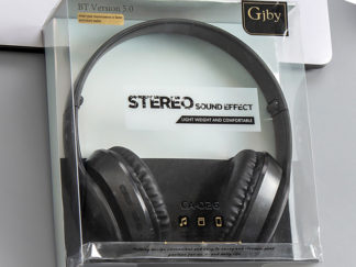 GJBY bluetooth headset (CA-026) sztereó fejhallgató mikrofonnal fekete