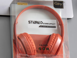 GJBY bluetooth headset (CA-026) sztereó fejhallgató mikrofonnal piros