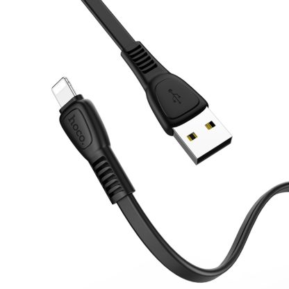 Hoco USB kábel X40 Noah Lightning 1m fekete