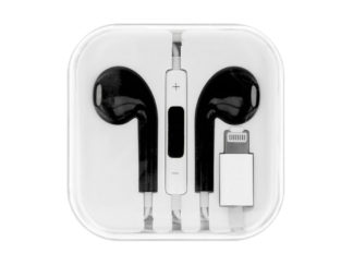 MEGA BASS fülhallgató-Iphone 7/7Plus/8/8Plus/X Lightning fekete