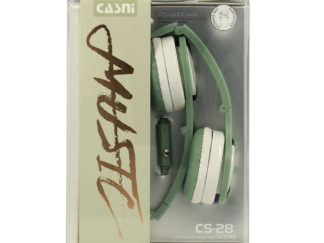 Vezetékes fejhallgató-3,5 mm jack CASNI CS-28 zöld