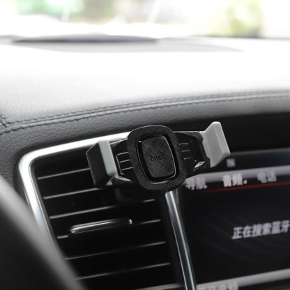 Univerzalis auto tarto szellozoracsra rogzitheto Hoco CA38 Platinum fekete3