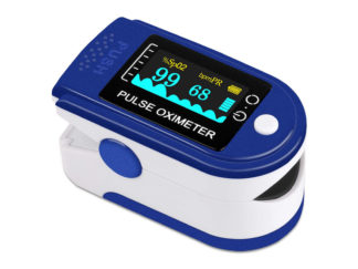 Pulzoximéter Véroxigénszint mérő készülék Ujjra csiptethető pulzusmérő