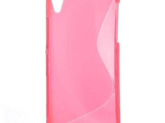 Sony Xperia Z2 (D6503) rózsaszín szilikon tok