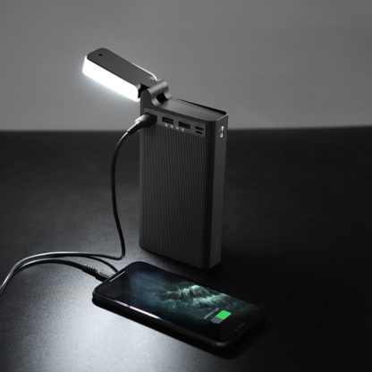 Hoco Power Bank J62 Jove 3xUSB 30000mAh LED lampaval fekete 3