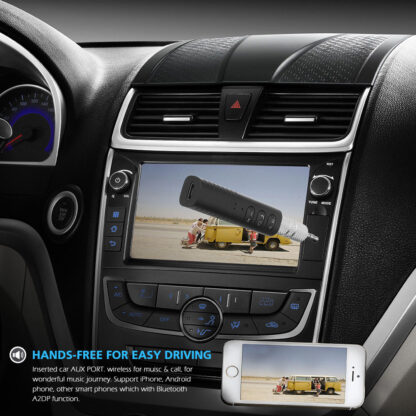 Mini Bluetooth vevő, audio adapter Aux-al BT-450 bármilyen hangszóróhoz, audió rendszerhez, hordozható készülékhez - Image 7
