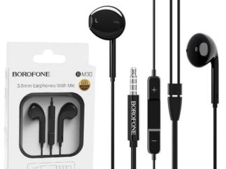 iPhone, Samsung, LG 3,5mm-es jack dugós fülhallgató, headset, füles fekete