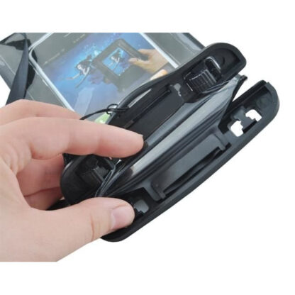 Hóálló, vízálló, víz alatti telefontok mobiltelefonhoz (univerzális), fekete 5,5" - Image 9