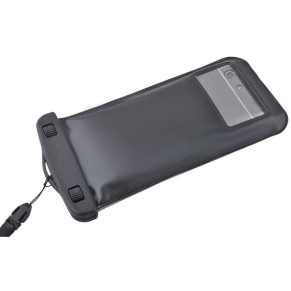 Hóálló, vízálló, víz alatti telefontok mobiltelefonhoz (univerzális), fekete 5,5" - Image 7