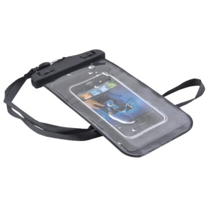 Hóálló, vízálló, víz alatti telefontok mobiltelefonhoz (univerzális), fekete 5,5" - Image 4