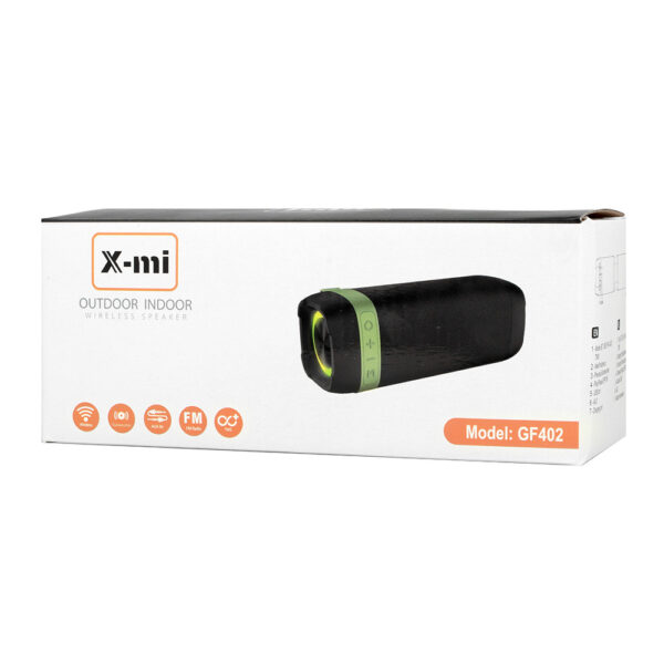 Bluetooth hangszóró rádió funkcióval X-mi TWS GF402 fekete - Image 2