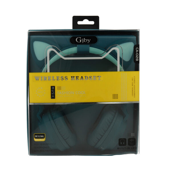 Cicás Bluetooth fejhallgató sztereó világoskék