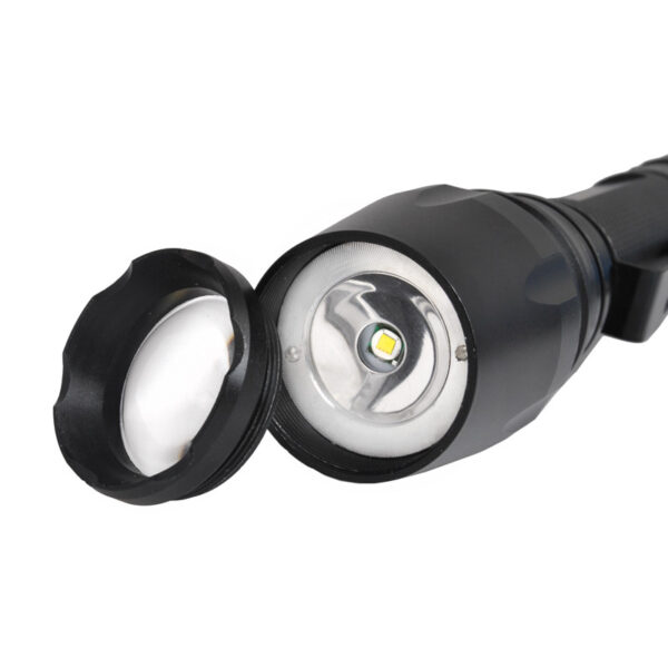 Palmonix Zoom katonai elemlámpa, 3 világítási mód, LED Cree, 2000W, XML-T6 - Image 7