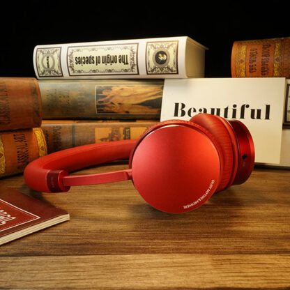 Bluetooth fejhallgató piros színben Prémim minőség, extra bass ( Remax RB-520 HB) - Image 8