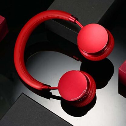 Bluetooth fejhallgató piros színben Prémim minőség, extra bass ( Remax RB-520 HB) - Image 4