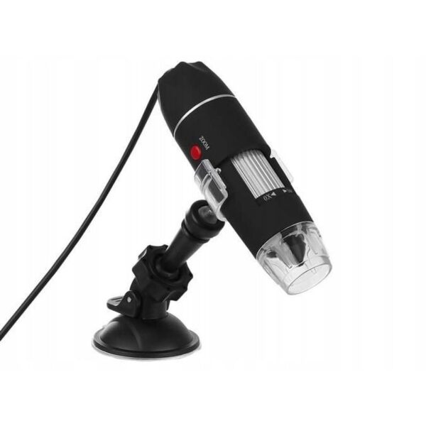 Hordozható digitális mikroszkóp, USB, fotó-videó, 8 LED, 5x digitális zoom, fekete - Image 13
