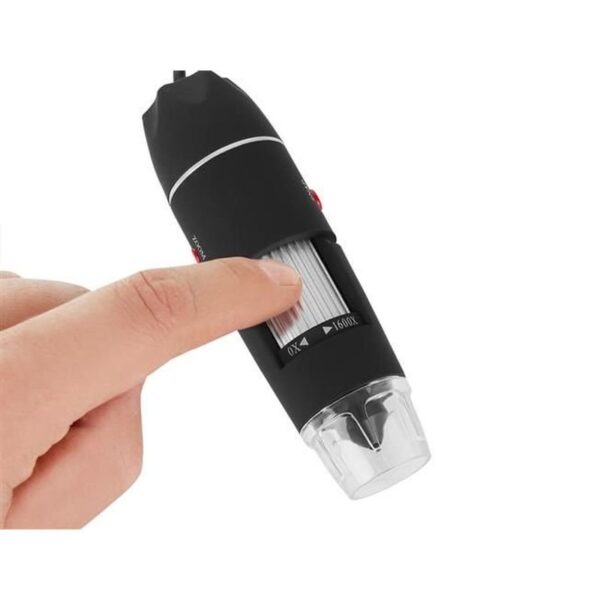 Hordozható digitális mikroszkóp, USB, fotó-videó, 8 LED, 5x digitális zoom, fekete - Image 22