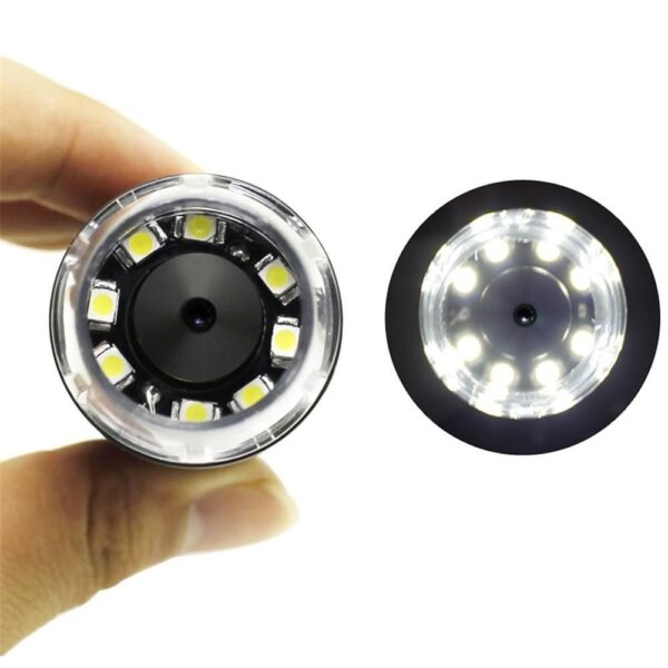 Hordozható digitális mikroszkóp, USB, fotó-videó, 8 LED, 5x digitális zoom, fekete - Image 9