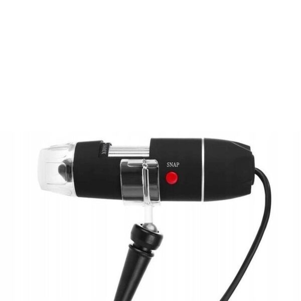 Hordozható digitális mikroszkóp, USB, fotó-videó, 8 LED, 5x digitális zoom, fekete - Image 10