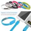 USB Kábel karkötő Lightning fehér - Image 3
